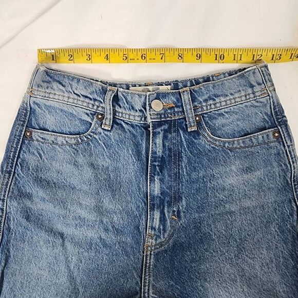 Free People We The Free Marion High Waisted Jean in Celeste Size 25 - Picture 13 of 14